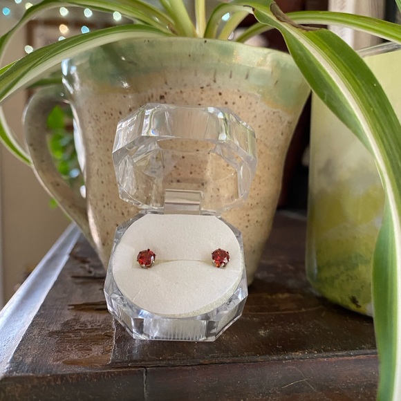 Jewelry - Ruby Red Stud Earrings